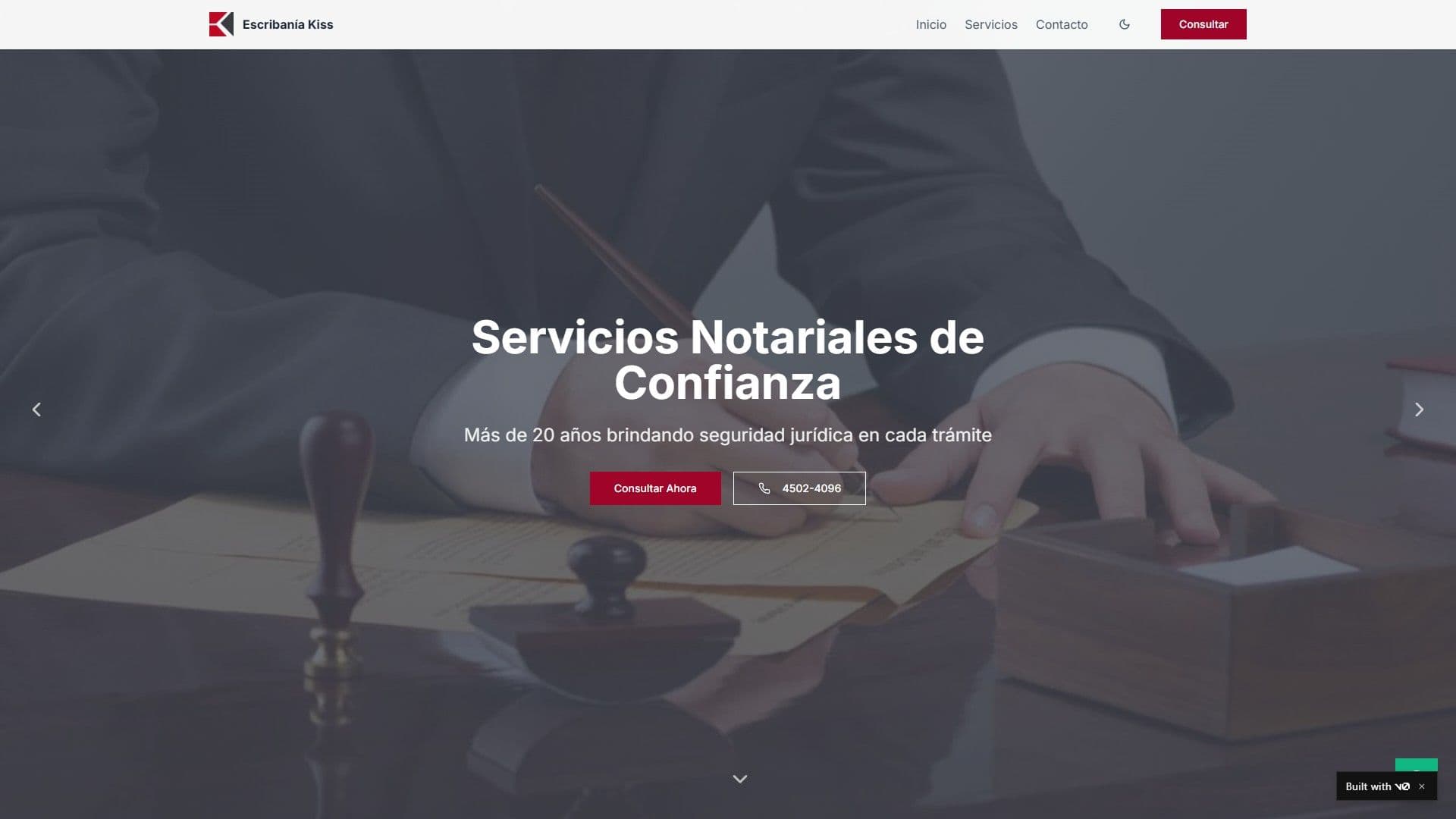 Escribanía Kiss